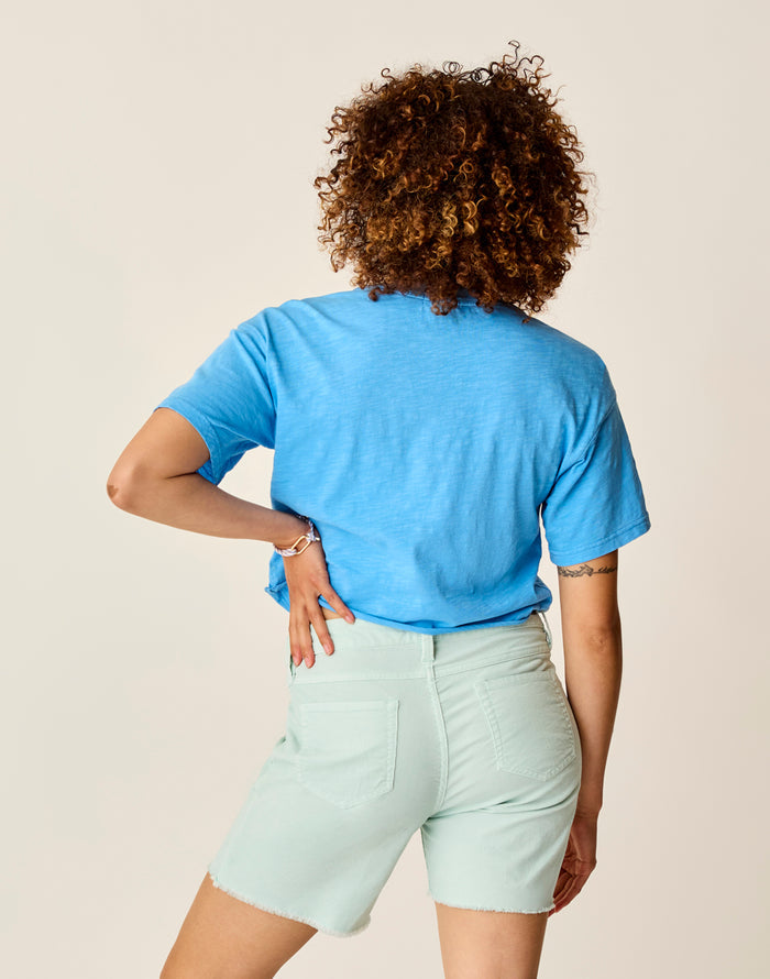 Parker Graphic Tee: Lagoon Gulf - FINAL SALE