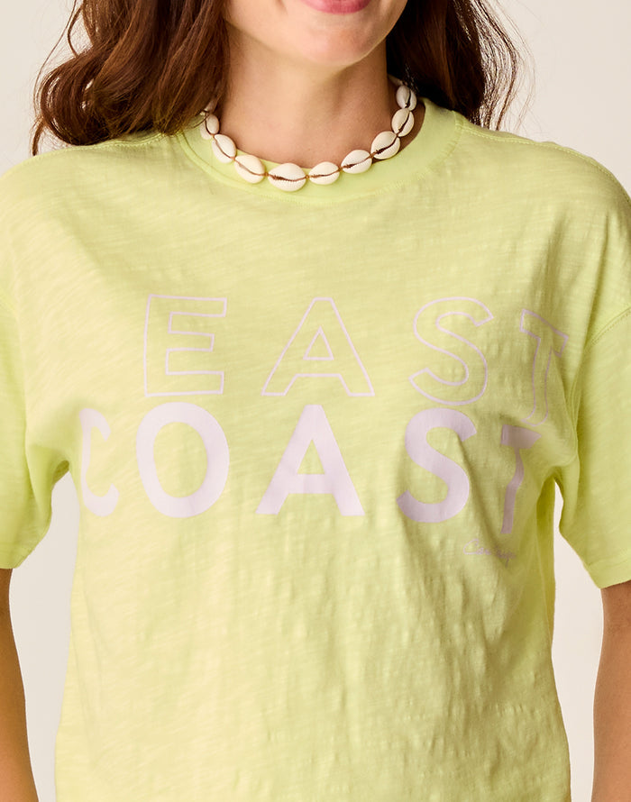 Parker Graphic Tee: Limeade East - FINAL SALE