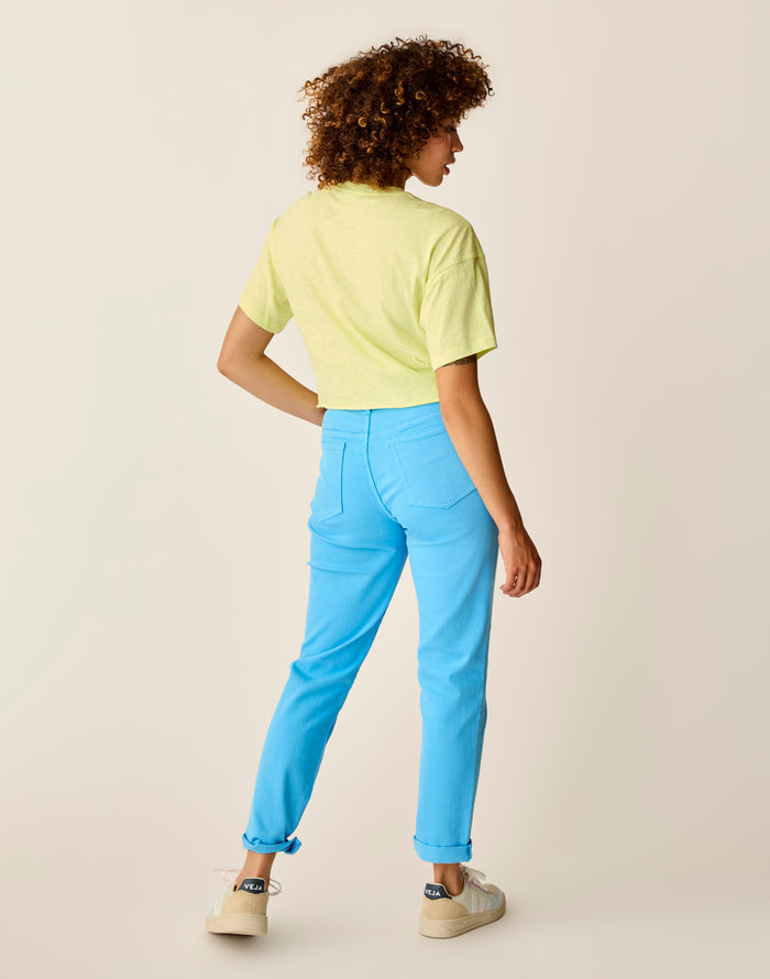Parker Graphic Tee: Limeade Scenic
