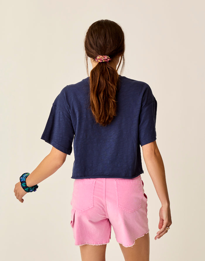 Parker Graphic Tee: Navy Scenic - FINAL SALE