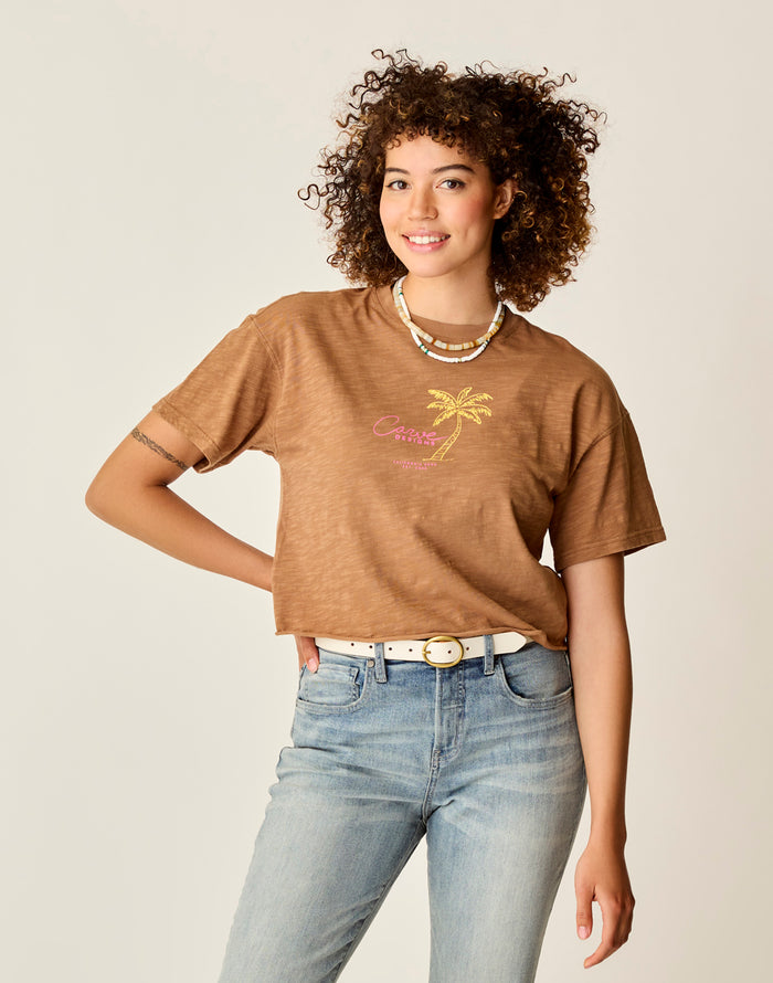 Parker Graphic Tee: Rum Logo - FINAL SALE
