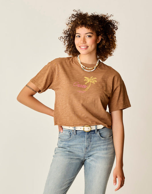 Parker Graphic Tee: Rum Logo - FINAL SALE