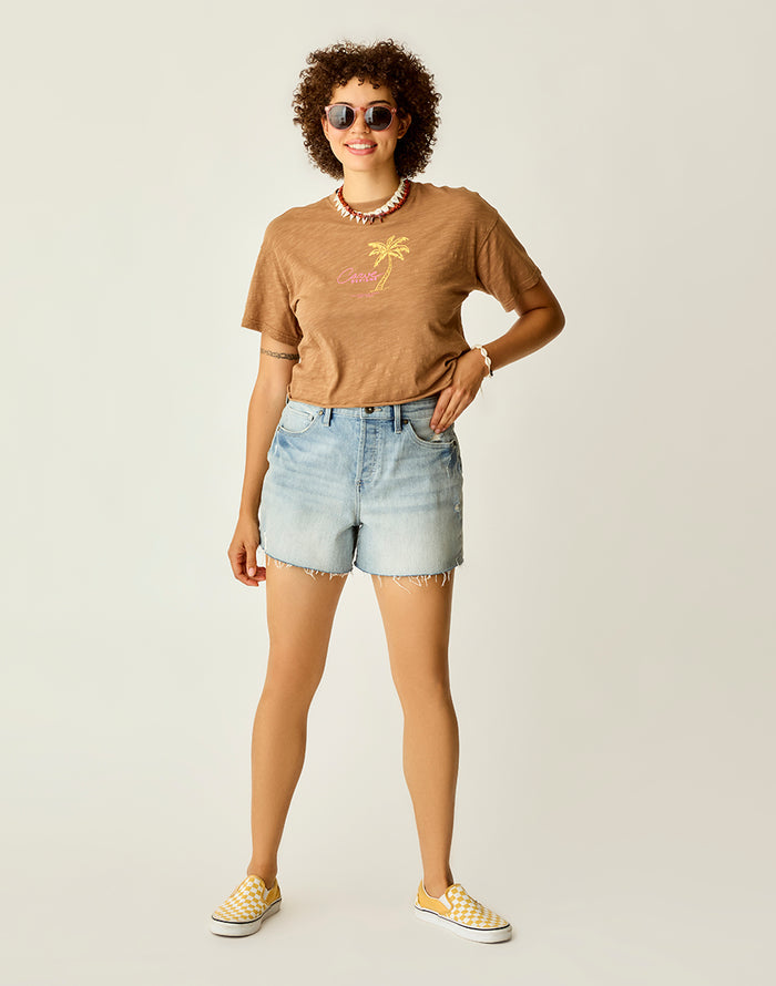Parker Graphic Tee: Rum Logo - FINAL SALE