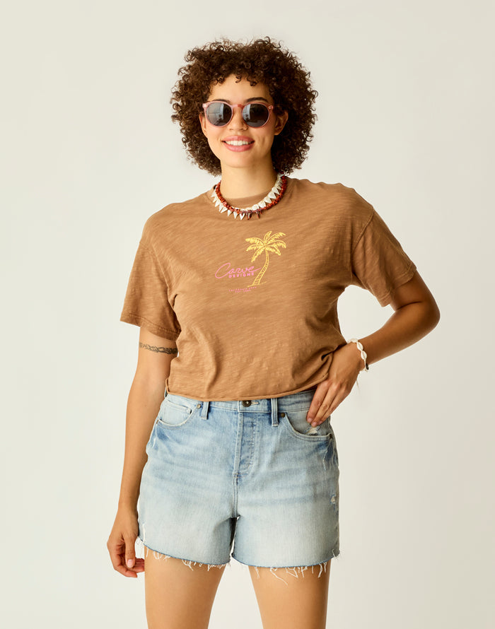 Parker Graphic Tee: Rum Logo - FINAL SALE
