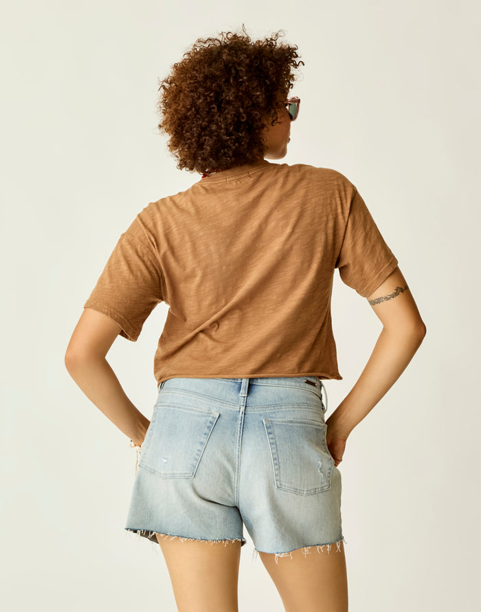 Parker Graphic Tee: Rum Logo - FINAL SALE