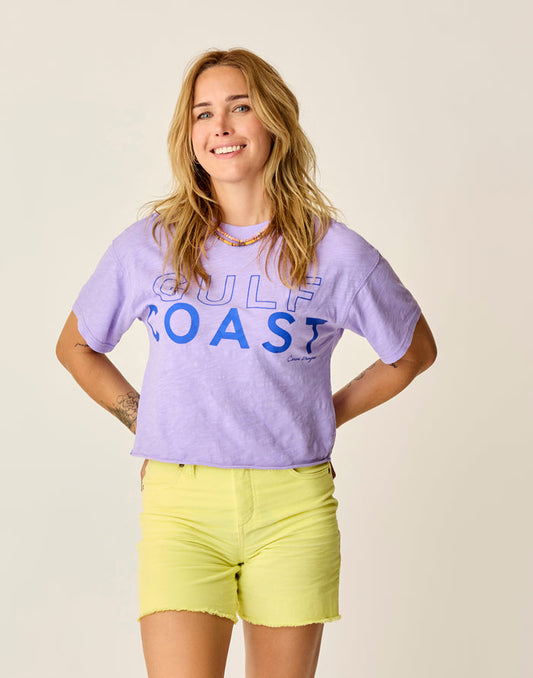 Parker Graphic Tee: Tulip Gulf - FINAL SALE