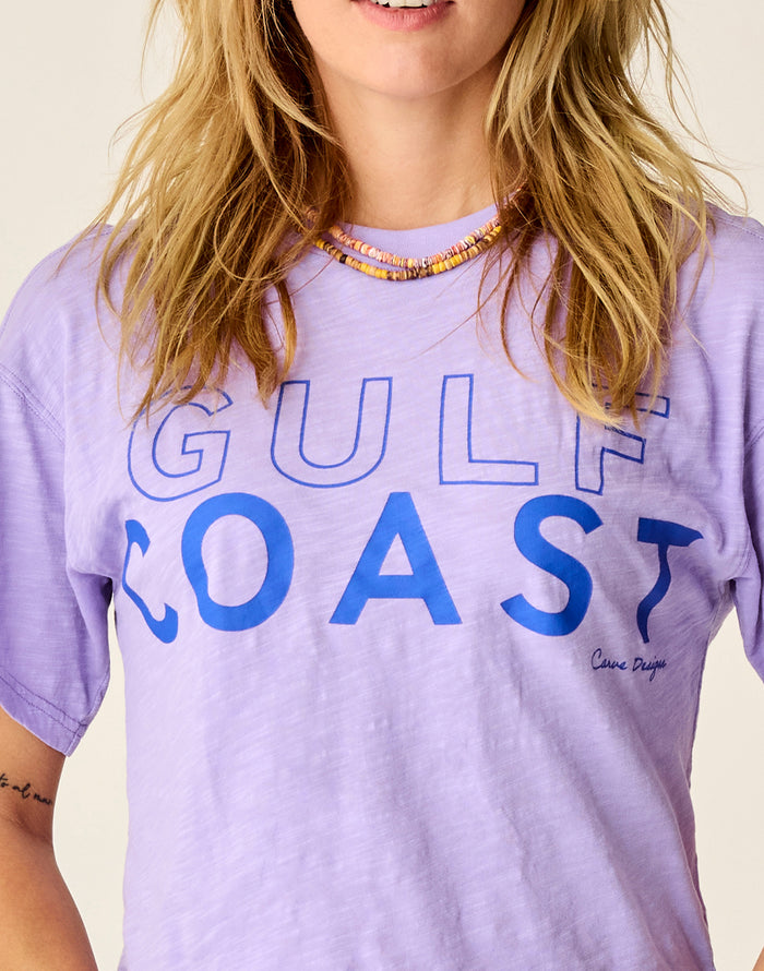Parker Graphic Tee: Tulip Gulf - FINAL SALE