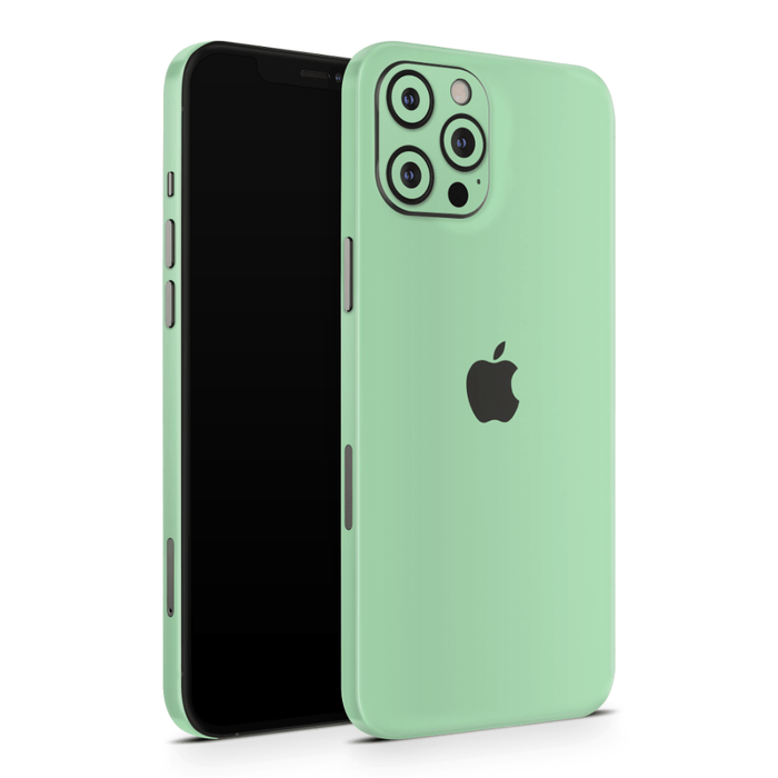 Pastel Green Apple iPhone Decal Skins