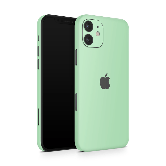 Pastel Green Apple iPhone Decal Skins