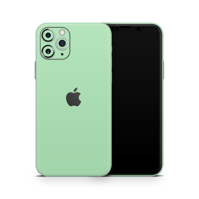 Pastel Green Apple iPhone Decal Skins