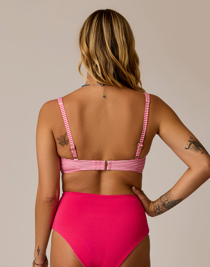 Penelope Top: Melon Stripe