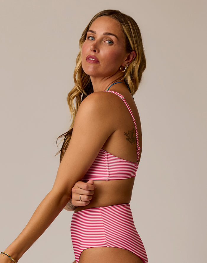 Penelope Top: Melon Stripe
