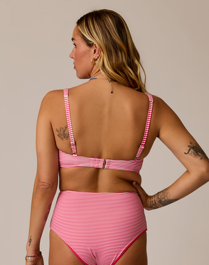 Penelope Top: Melon Stripe