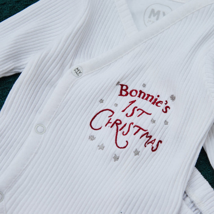 Personalised 1st Christmas Home From Hospital Set