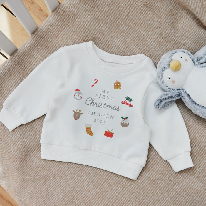 Personalised 1st Christmas Sweatshirt