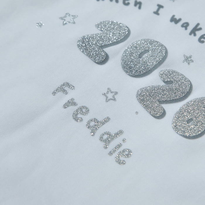 Personalised 2026 New Year Blue Jersey Pyjamas