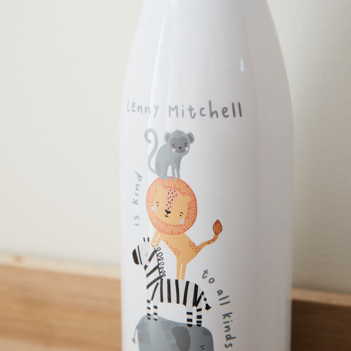 Personalised 500ml Safari Design Water Bottle