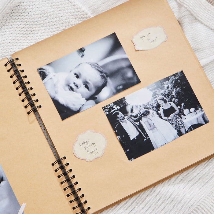 Personalised Animal On Your Christening Day Scrapbook