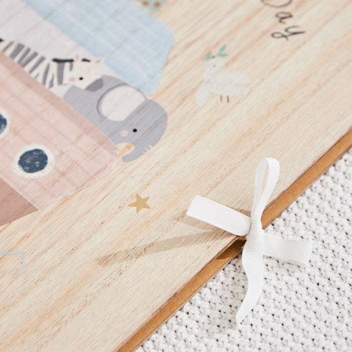 Personalised Animal On Your Christening Day Scrapbook
