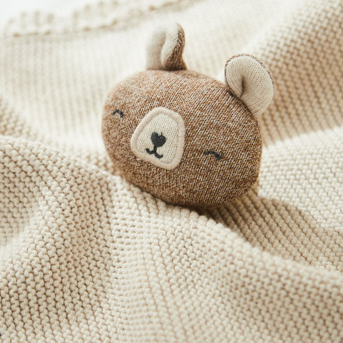 Personalised Avery Row Brave Bear Comforter