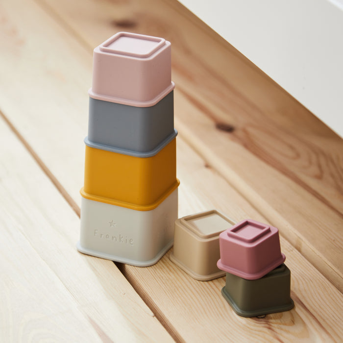 Personalised Bambino Silicone Stacking Cups