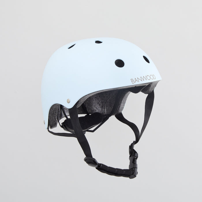 Personalised Banwood Classic Bicycle Helmet in Sky Blue