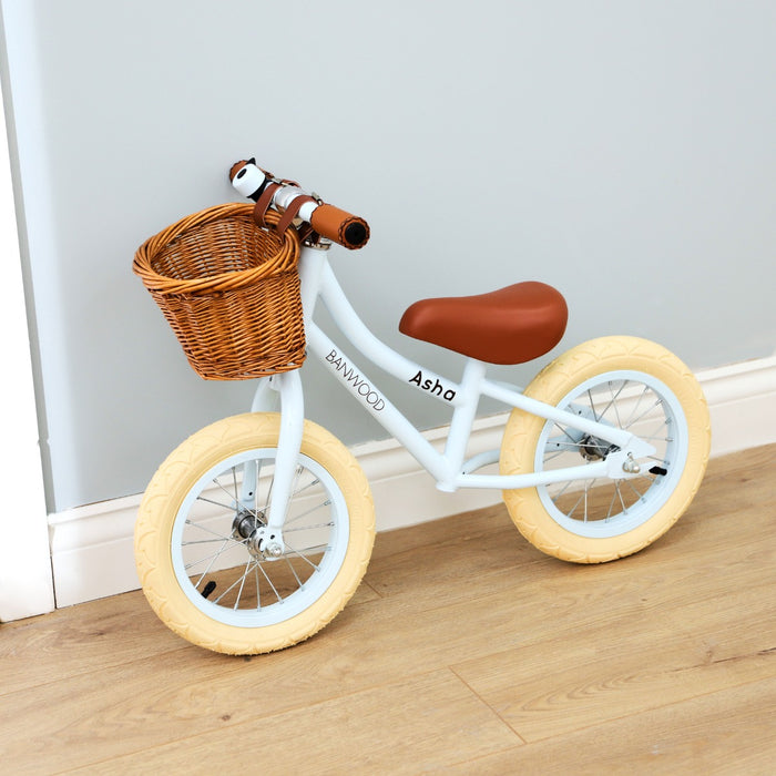 Personalised Banwood First Go Balance Bike in Sky Blue