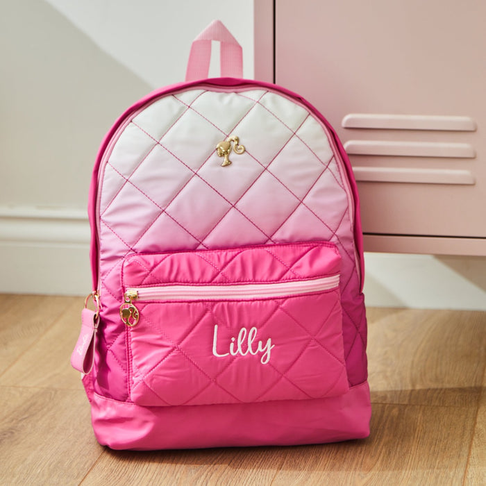 Personalised Barbie Pink Backpack