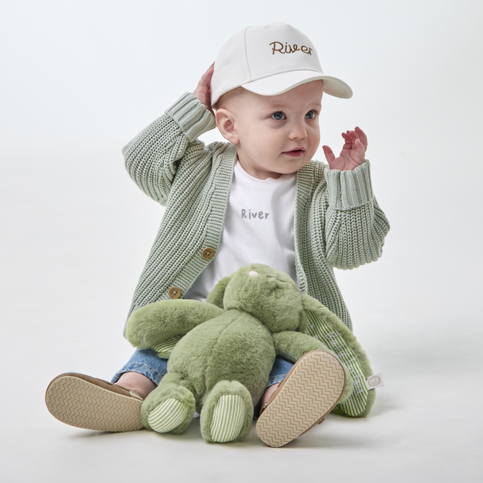Personalised Baseball Cap in Ecru