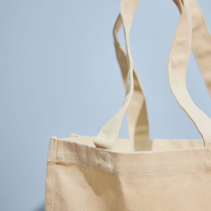 Personalised Beach Print Canvas Tote Bag