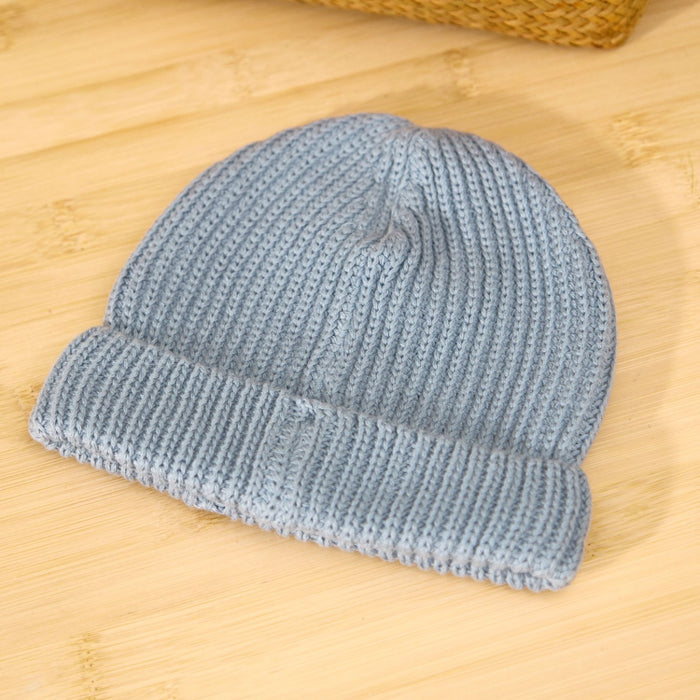 Personalised Beanie Hat in Blue