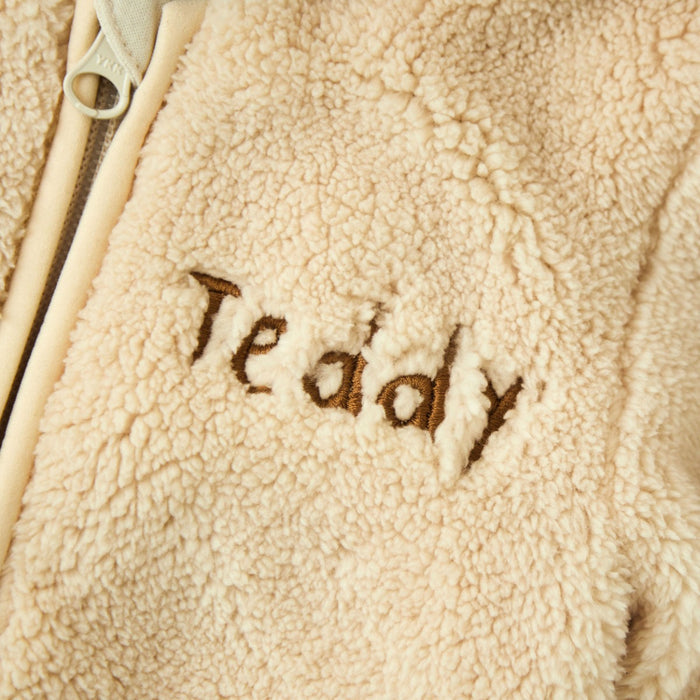 Personalised Beige Teddy Jacket by Name It