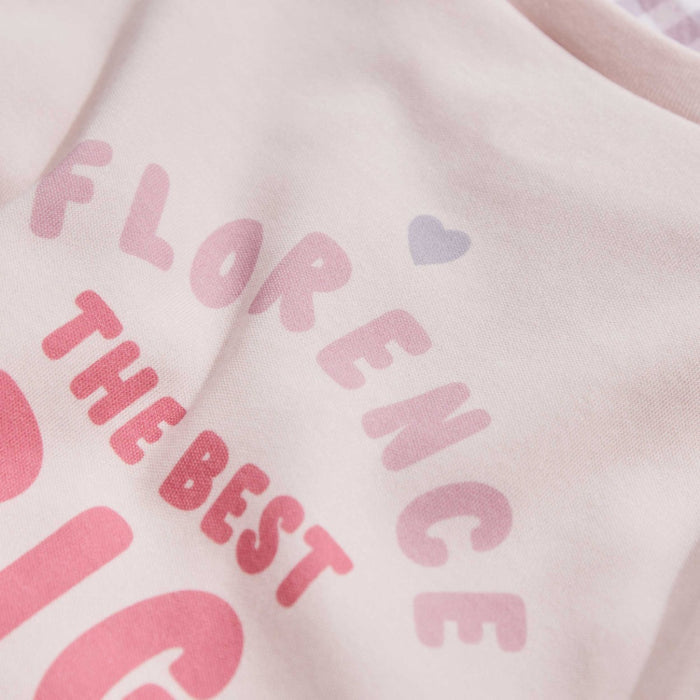 Personalised Best Big Sister Pink T-Shirt