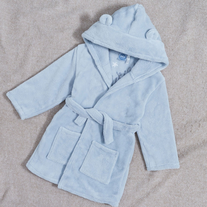 Personalised Big Brother Blue Fleece Robe
