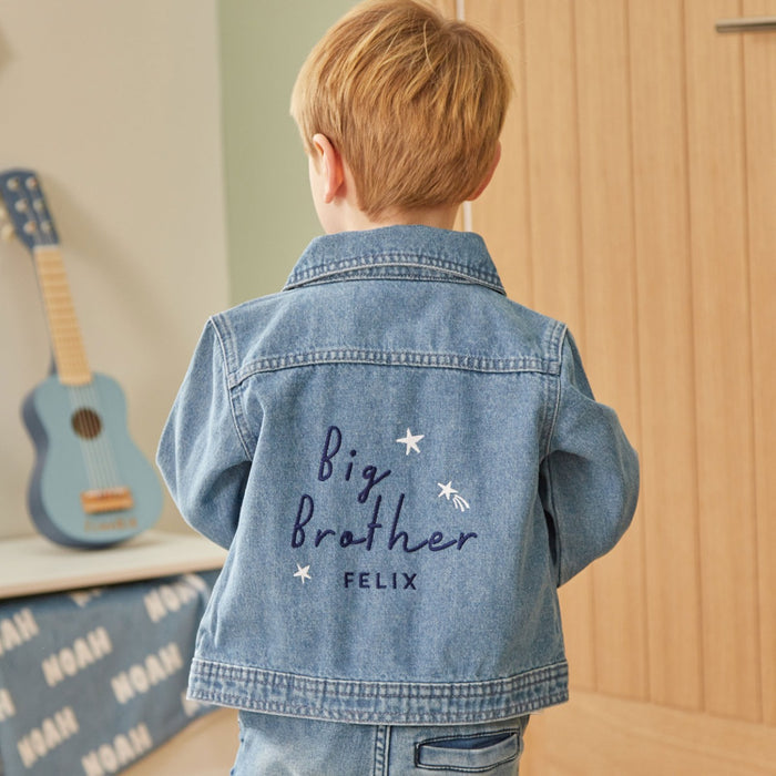 Personalised Big Brother Denim Jacket