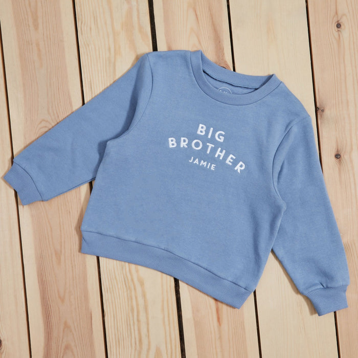 Personalised Big Brother Sweatshirt in Blue
