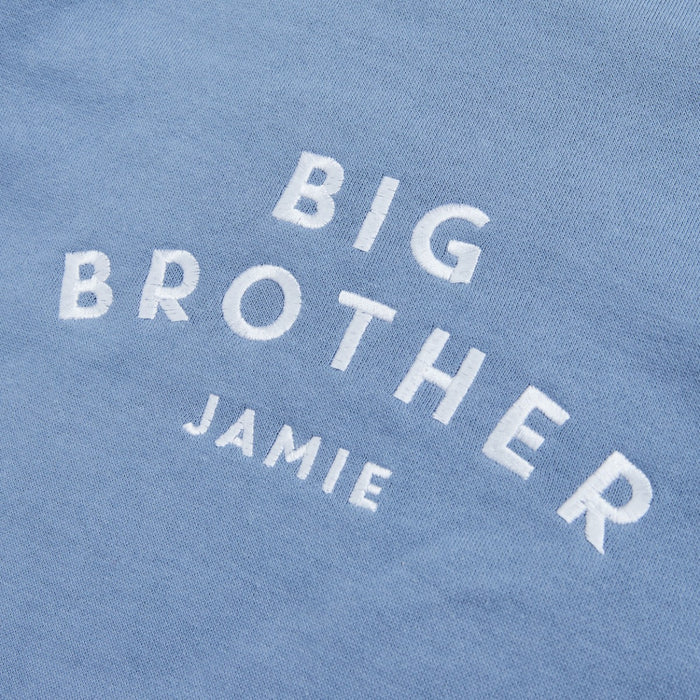 Personalised Big Brother Sweatshirt in Blue