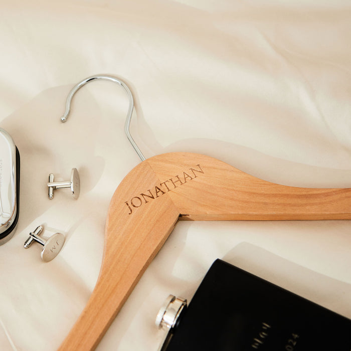 Personalised Block Name Wooden Hanger