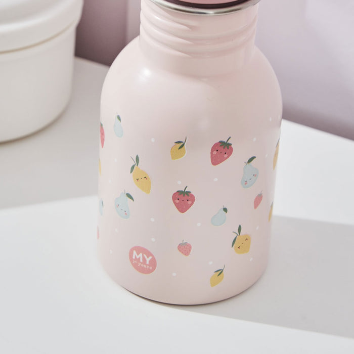 Personalised Bloom & Blossom Pink Water Bottle