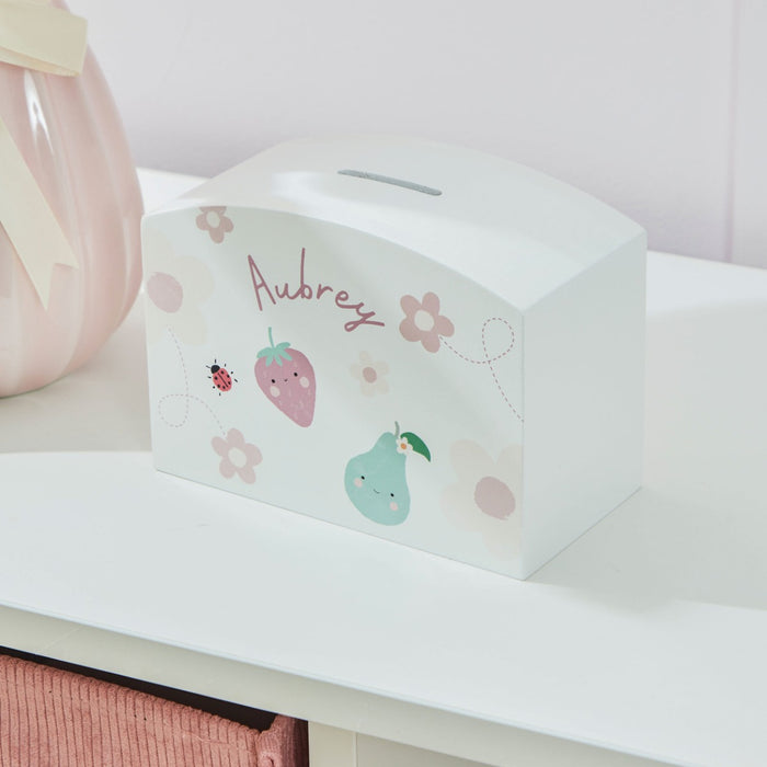 Personalised Blossom & Bloom Money Box FSC®