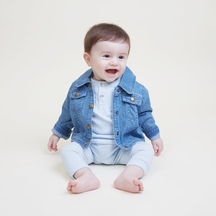 Personalised Blue Children's Denim Jacket