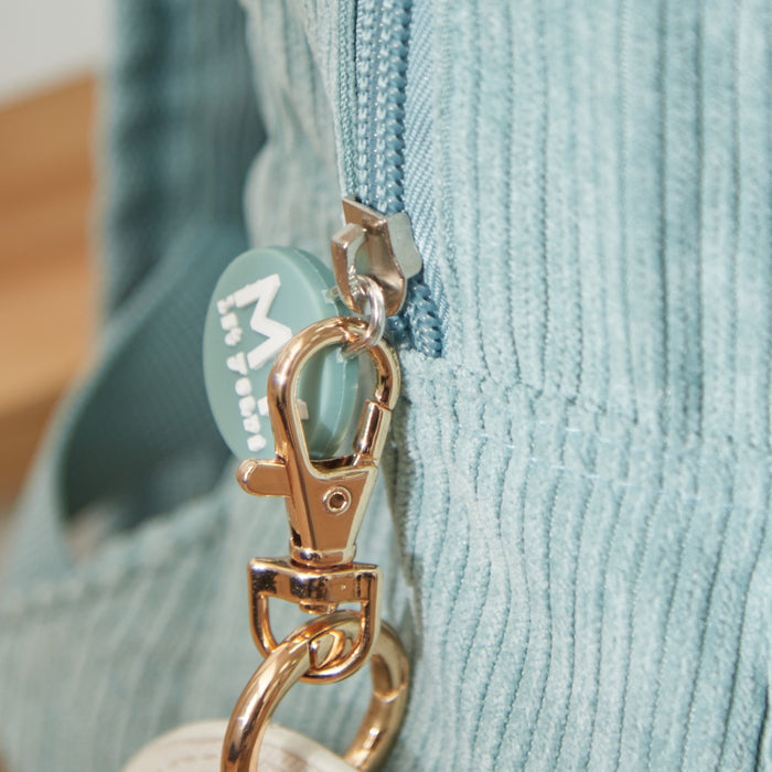 Personalised Blue On The Move Keyring