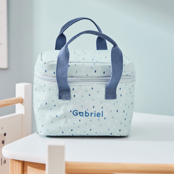 Personalised Blue Spot Snack Bag