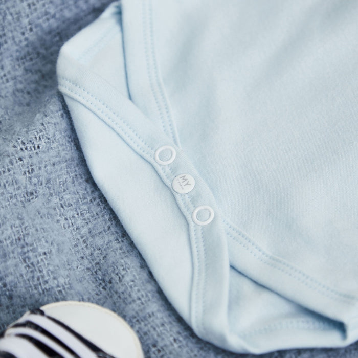 Personalised Blue Star Baby Bodysuit