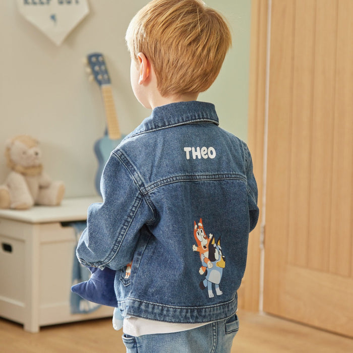 Personalised Bluey Denim Jacket