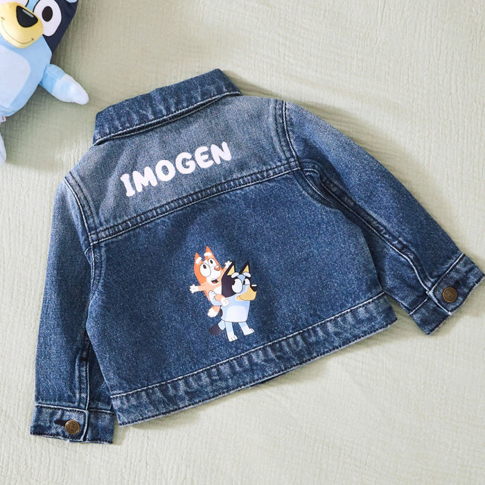 Personalised Bluey Denim Jacket