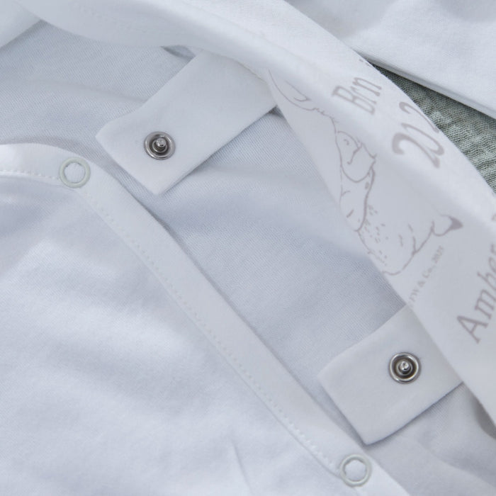 Personalised Born in 2025 Peter Rabbit™ Wrap Sleepsuit & Hat Set
