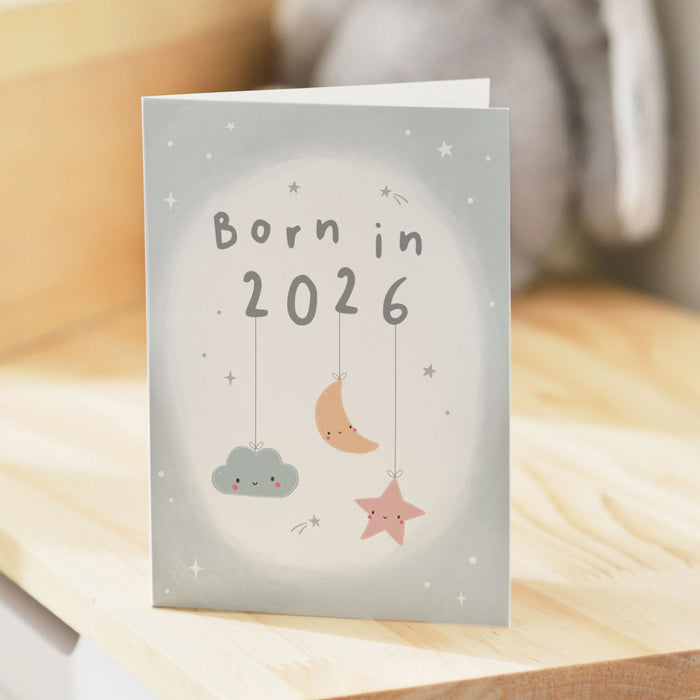 Personalised Born In 2026 Greeting Card