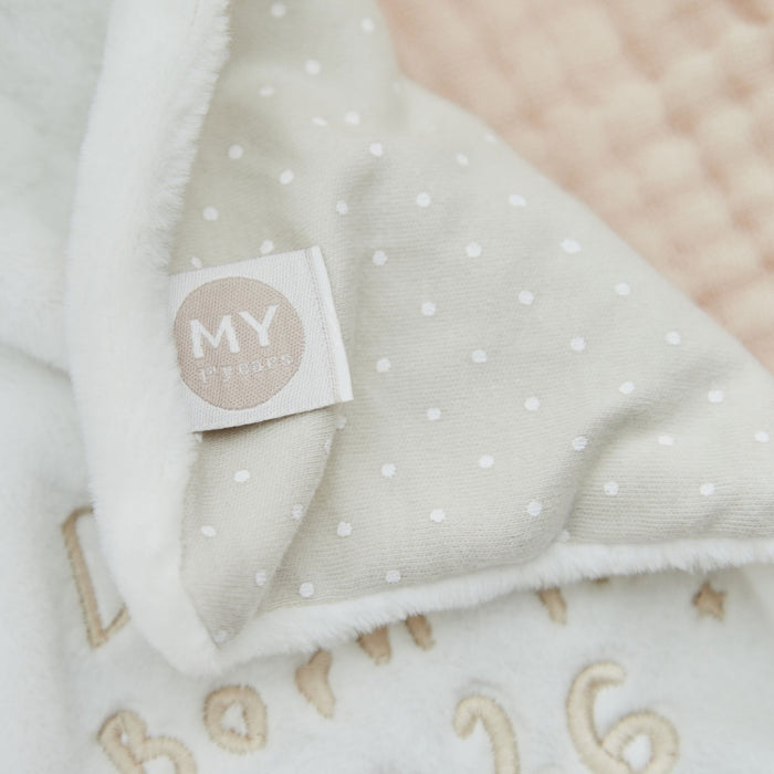 Personalised Born In 2026 Ivory Bunny Comforter