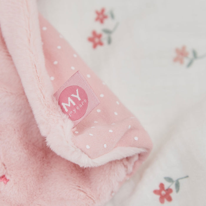 Personalised Born In 2026 Pink Bunny Comforter